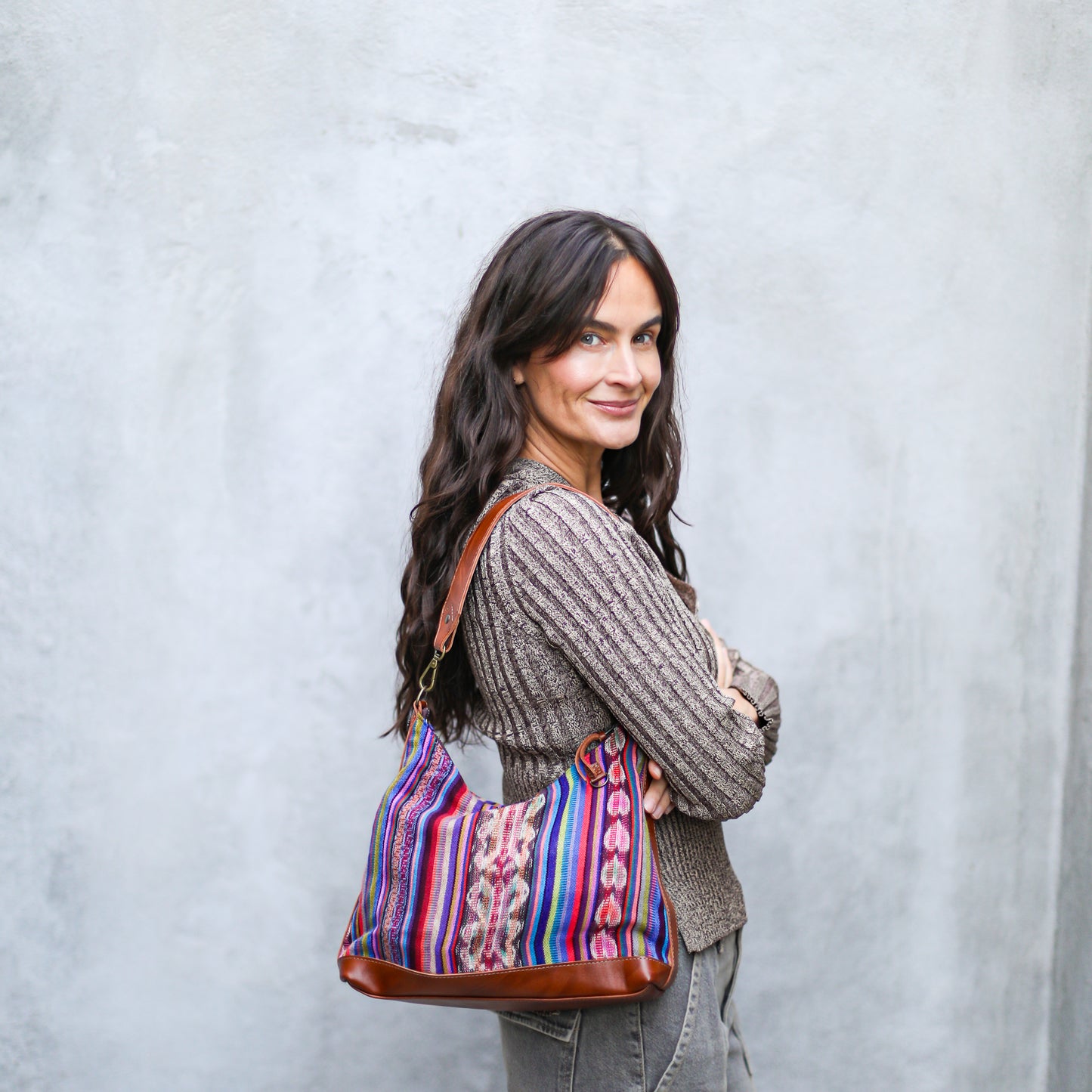 SMALL PENELOPE BAG - CORTE - WHISKEY - NO. 18808