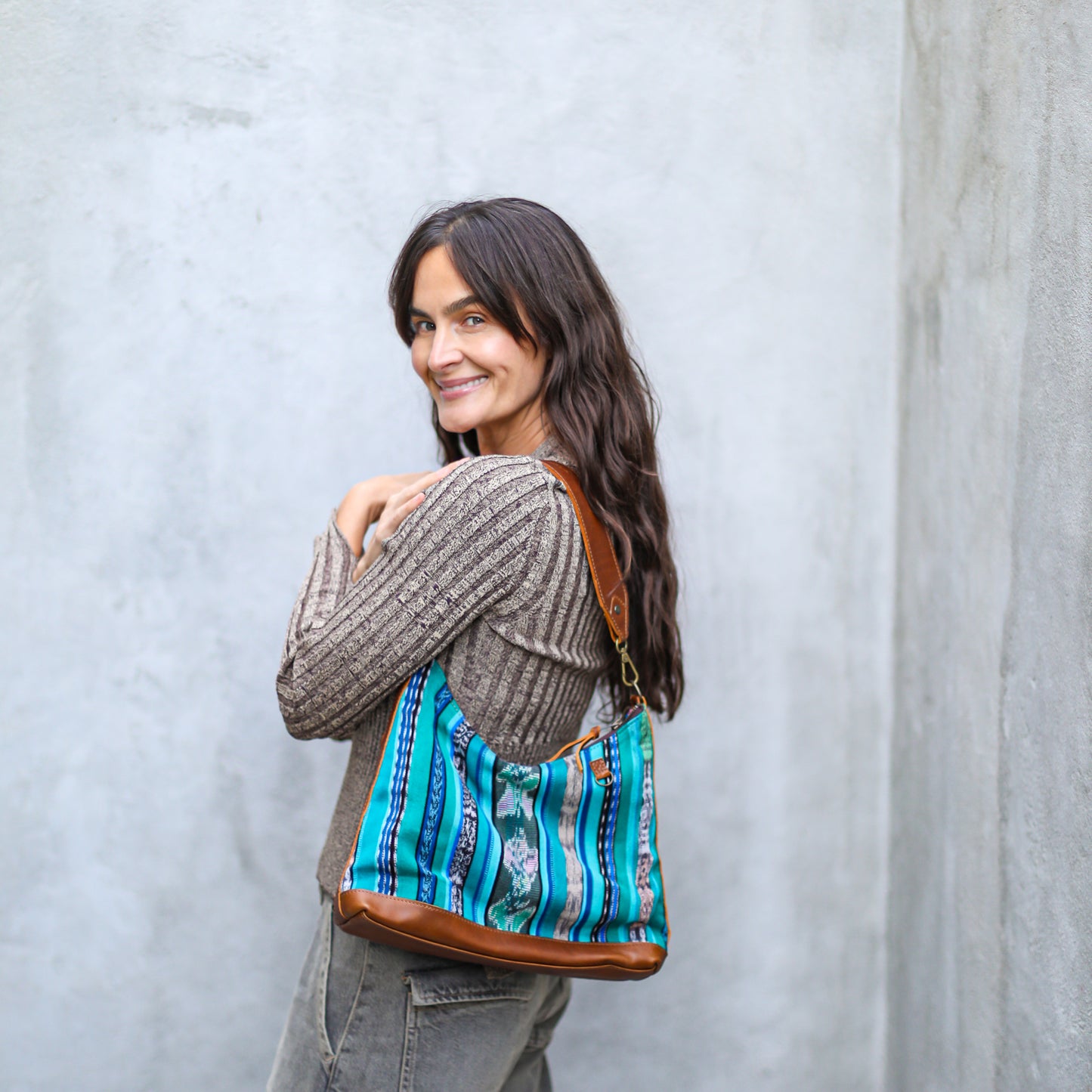 SMALL PENELOPE BAG - CORTE - CAFE - NO. 18789
