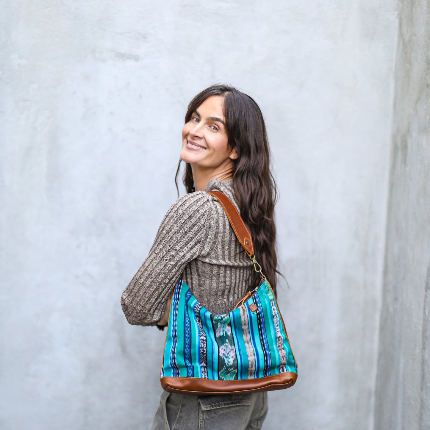 SMALL PENELOPE BAG - CORTE - CAFE - NO. 18789
