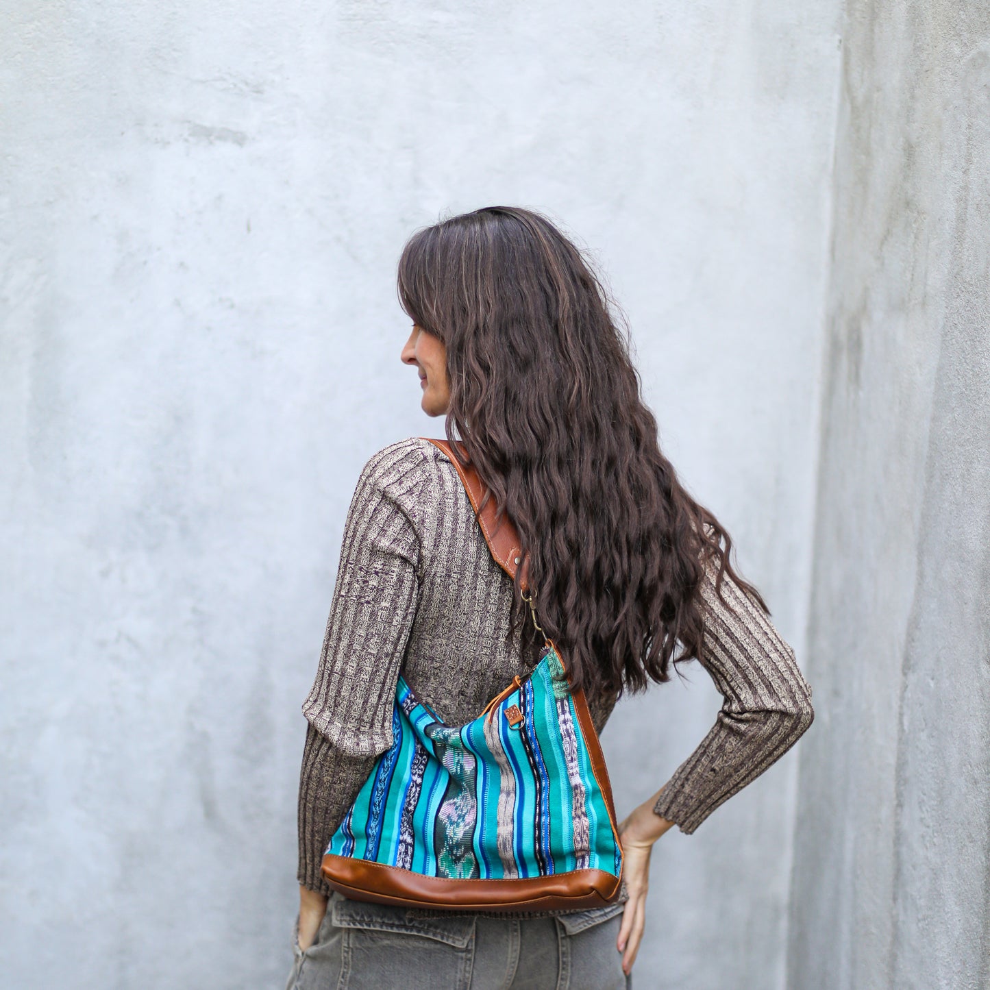 SMALL PENELOPE BAG - CORTE - CAFE - NO. 18789