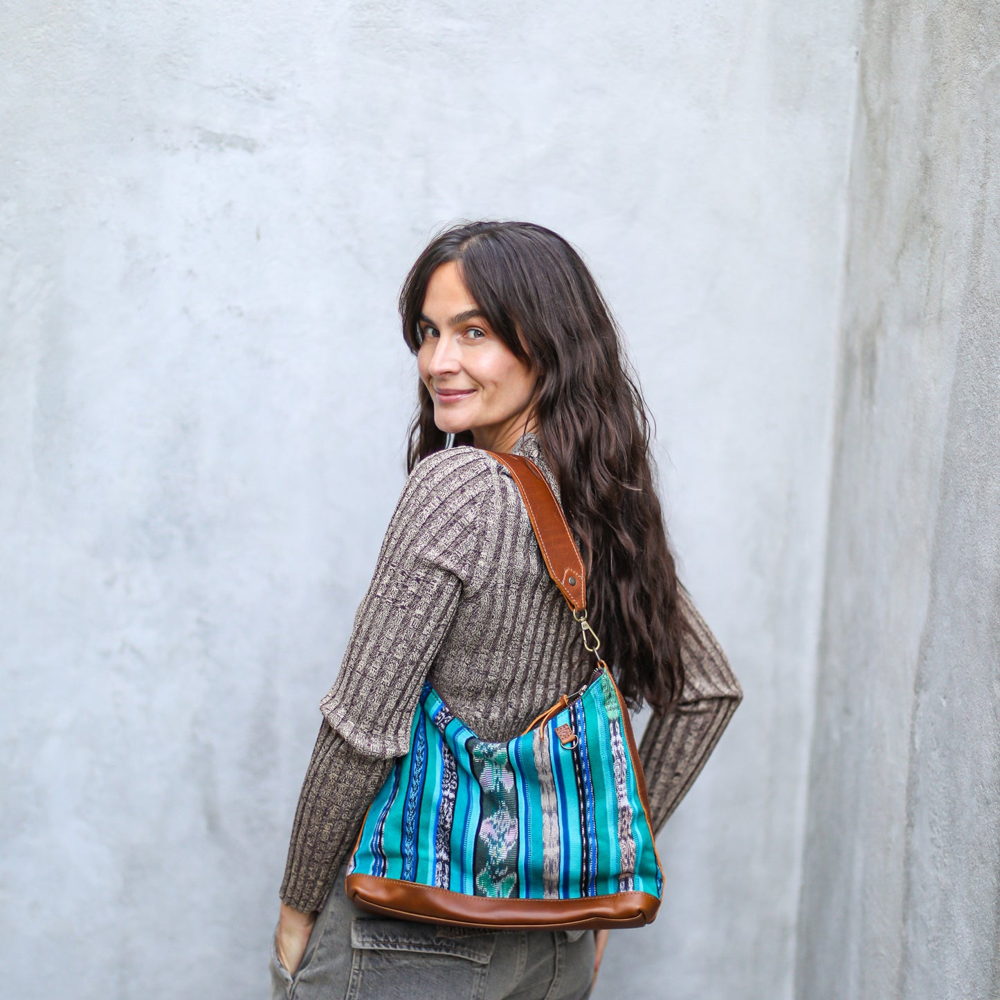 SMALL PENELOPE BAG - CORTE - CAFE - NO. 18789