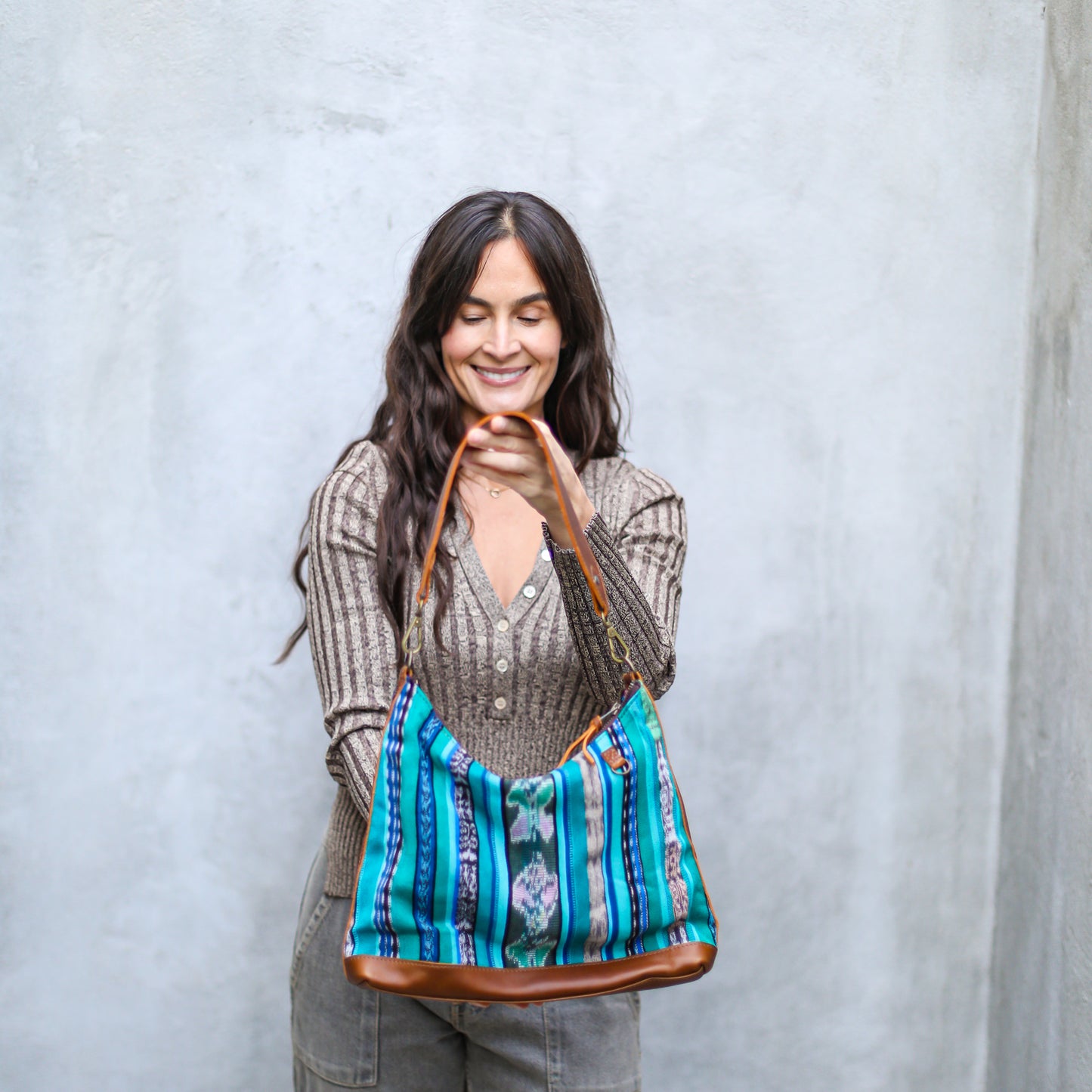 SMALL PENELOPE BAG - CORTE - CAFE - NO. 18789