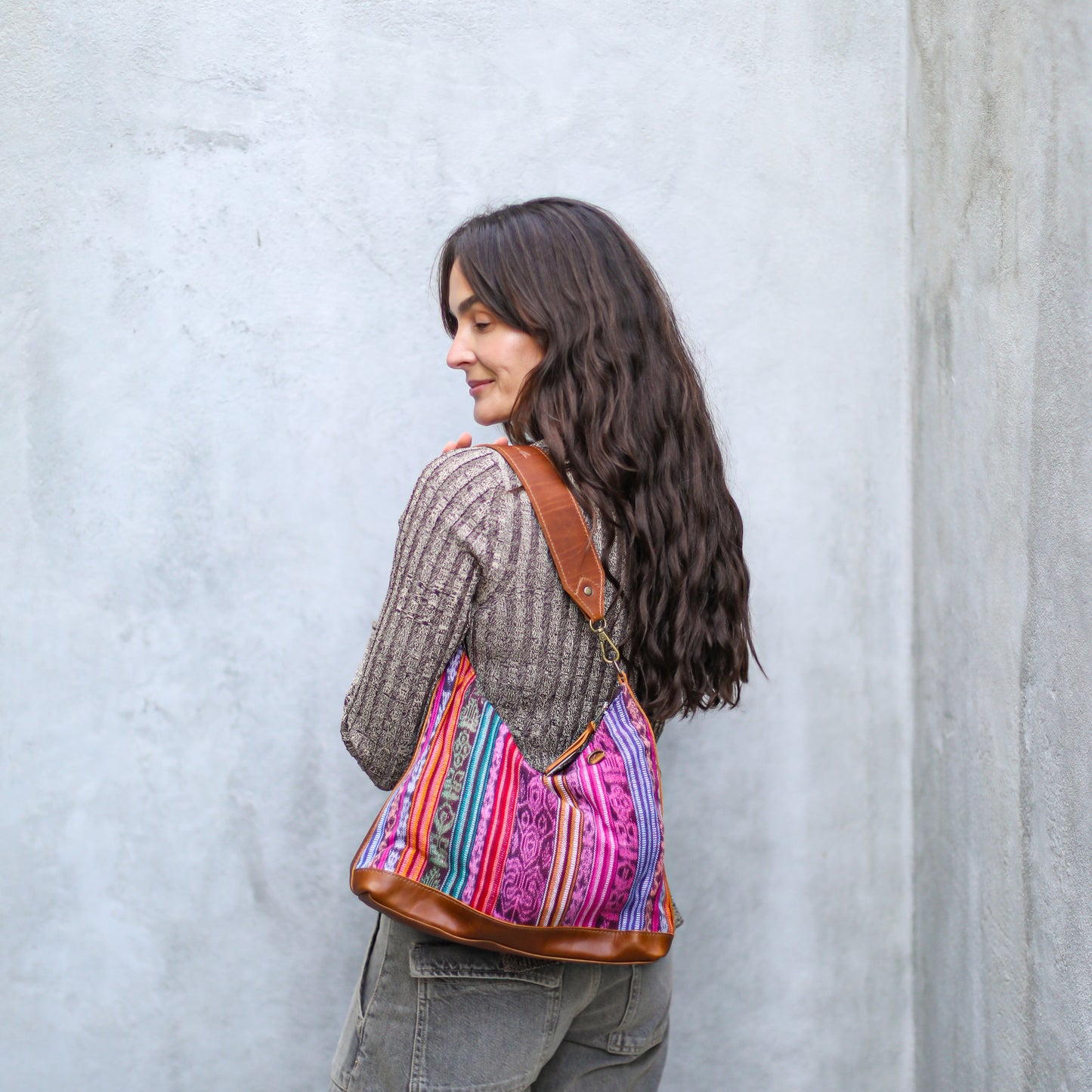 SMALL PENELOPE BAG - CORTE - CAFE - NO. 18790