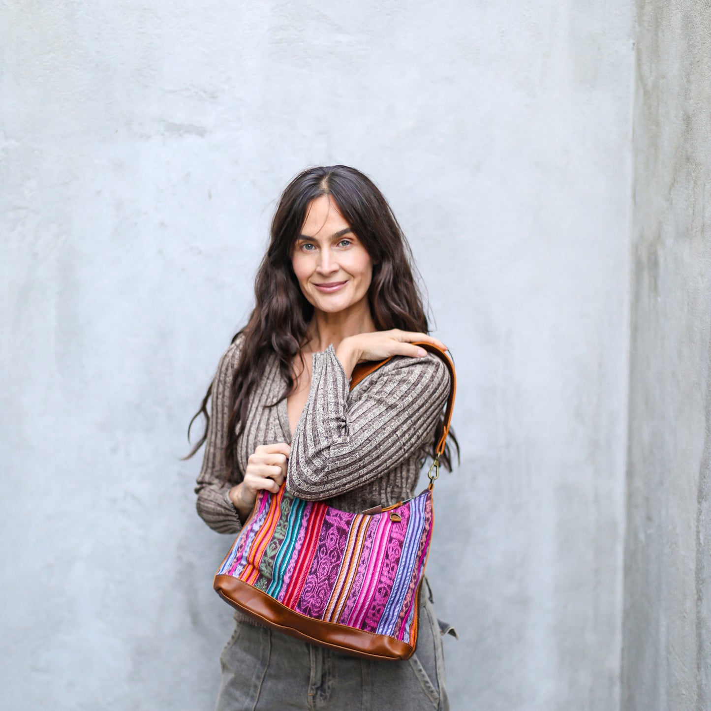 SMALL PENELOPE BAG - CORTE - CAFE - NO. 18790