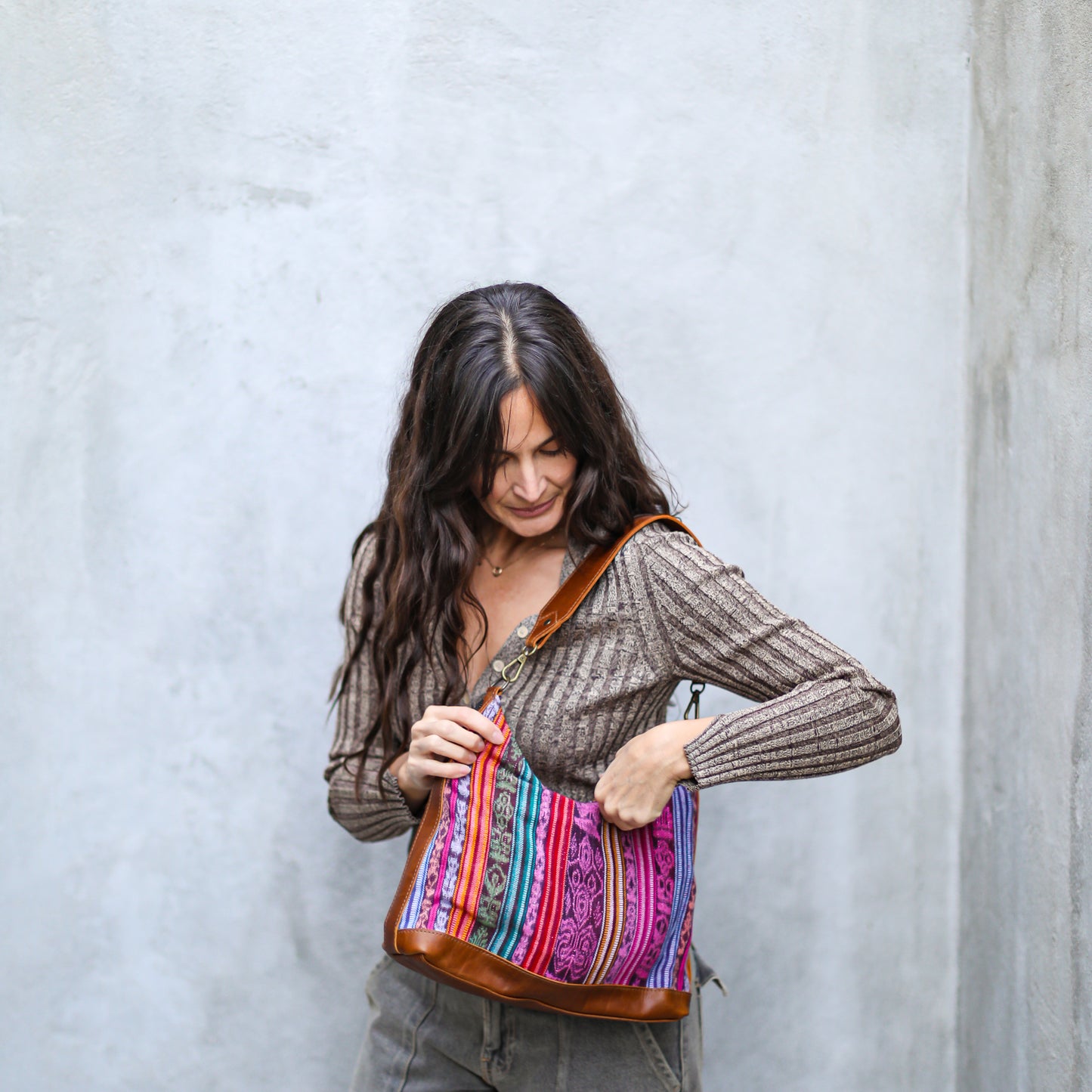 SMALL PENELOPE BAG - CORTE - CAFE - NO. 18790