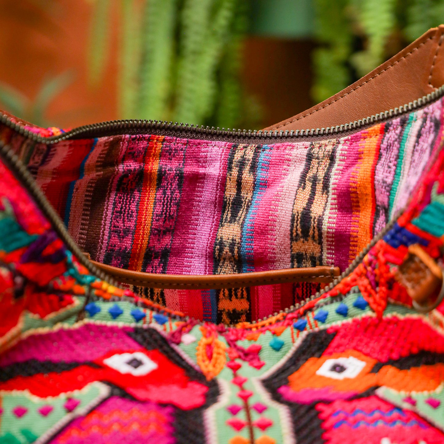 PENELOPE BAG - OOAK HUIPIL - CAFE - NO. 201450