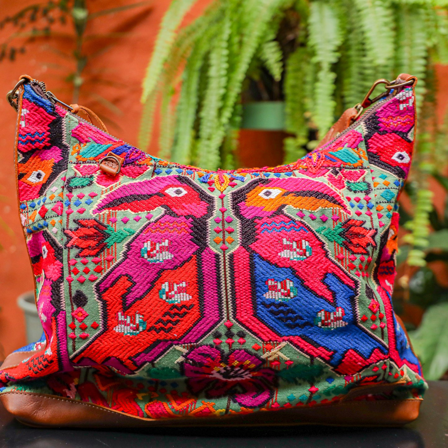 PENELOPE BAG - OOAK HUIPIL - CAFE - NO. 201450