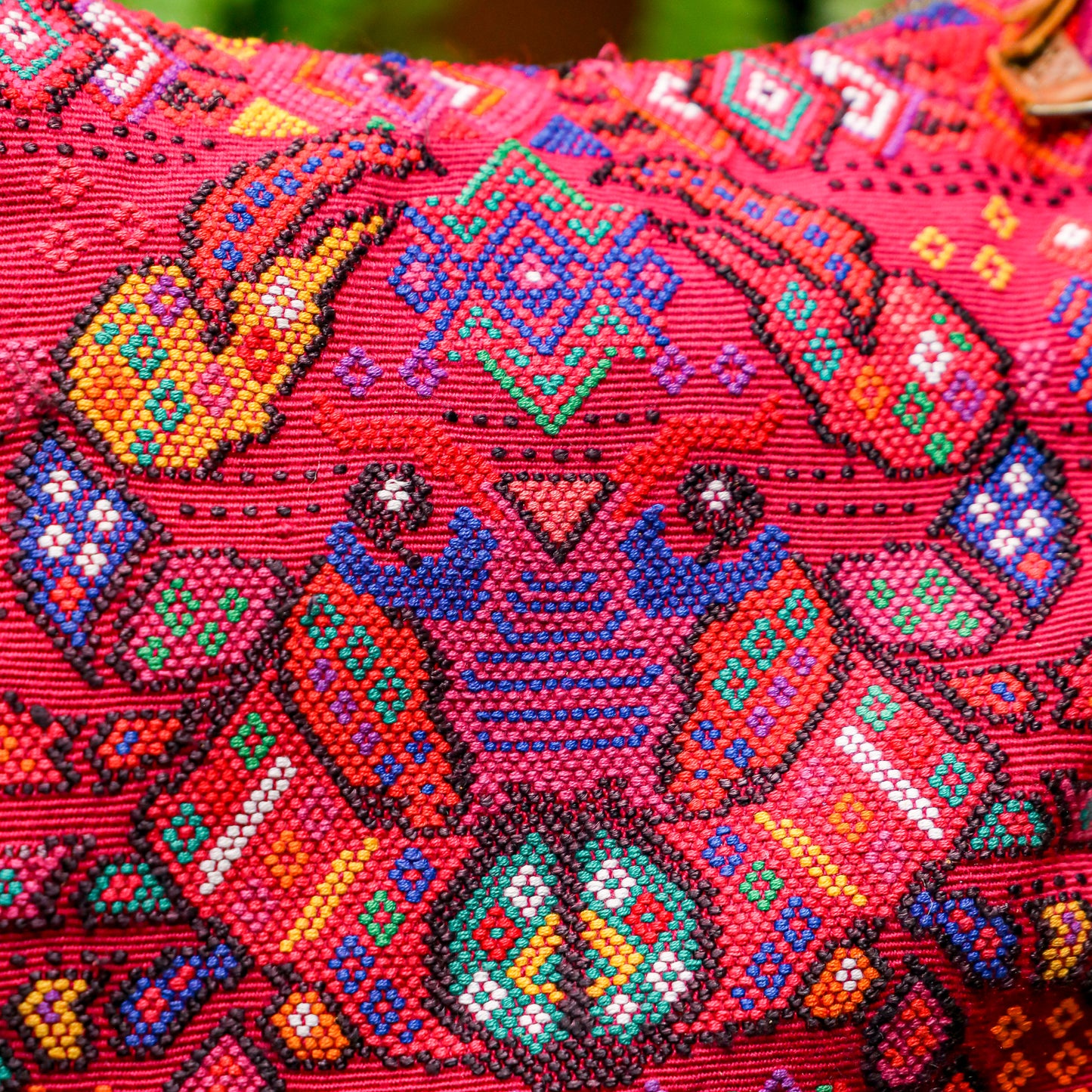 PENELOPE BAG - OOAK HUIPIL - CAFE - NO. 201448