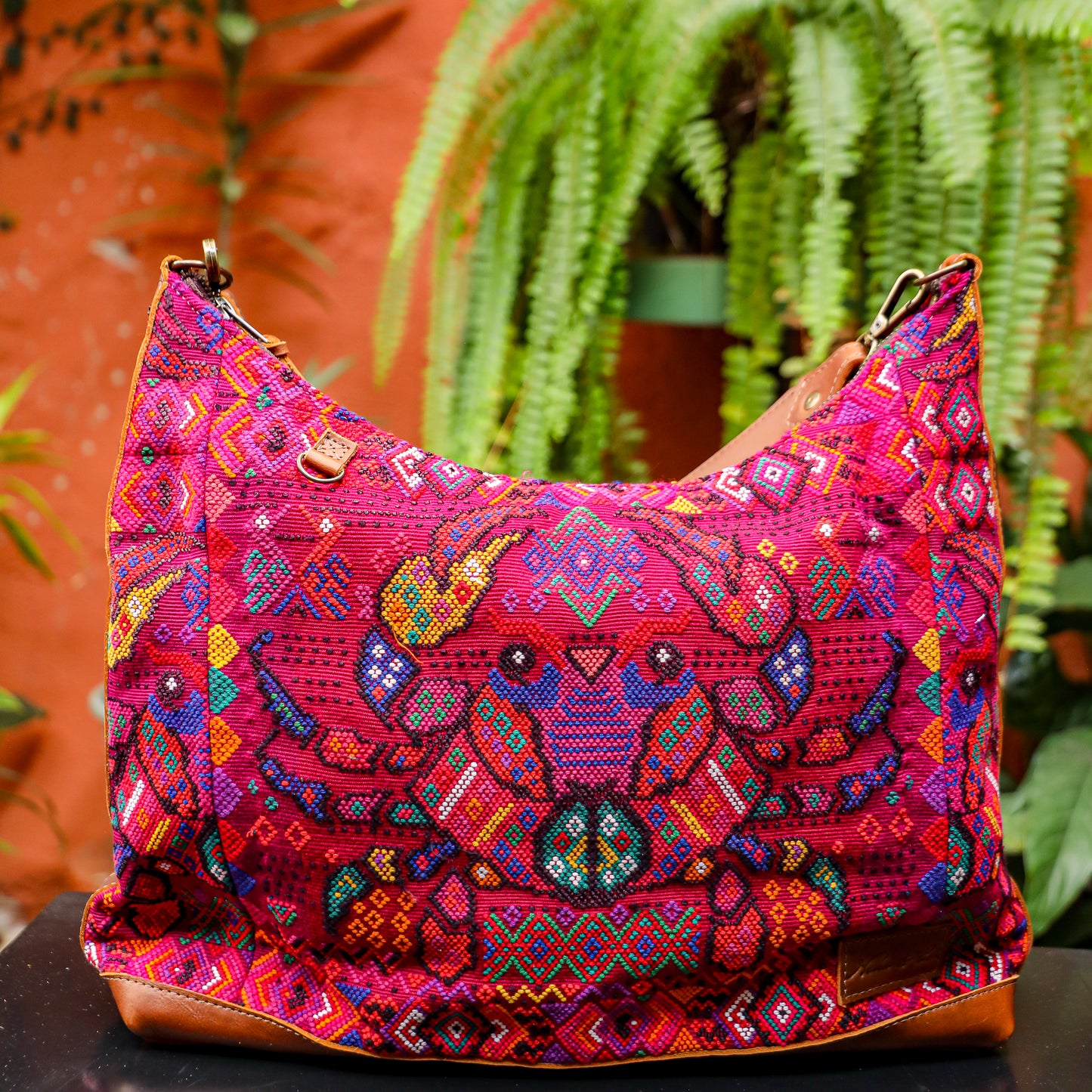 PENELOPE BAG - OOAK HUIPIL - CAFE - NO. 201448