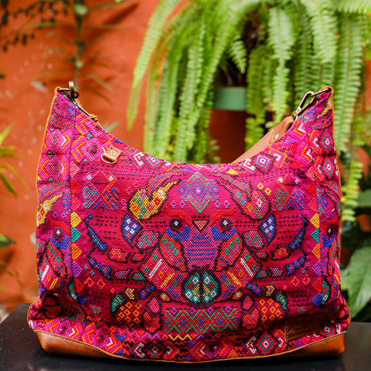 PENELOPE BAG - OOAK HUIPIL - CAFE - NO. 201448