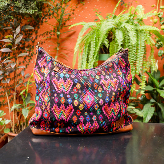 PENELOPE BAG - OOAK HUIPIL - CAFE - NO. 201447