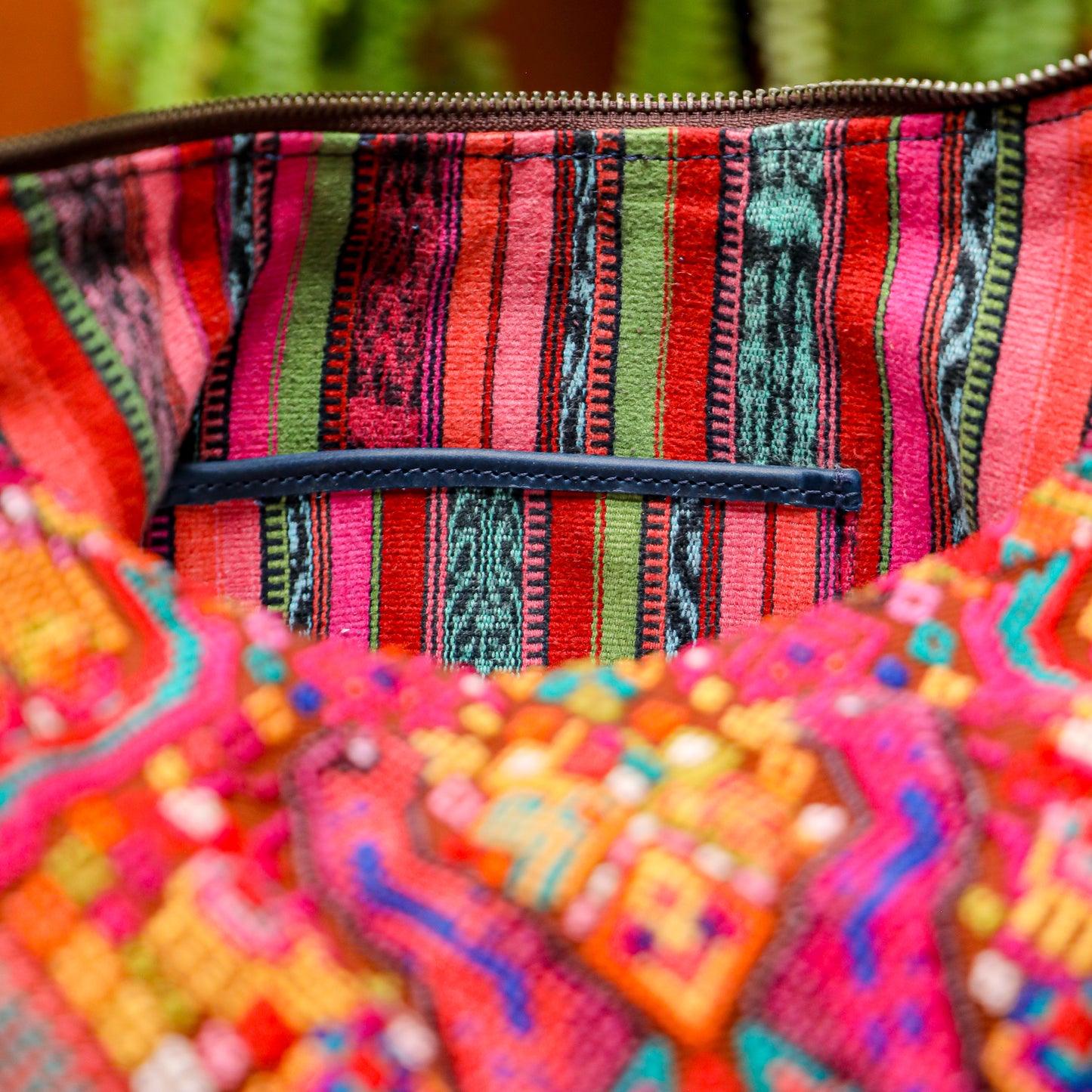 PENELOPE BAG - OOAK HUIPIL - NAVY - NO. 201507