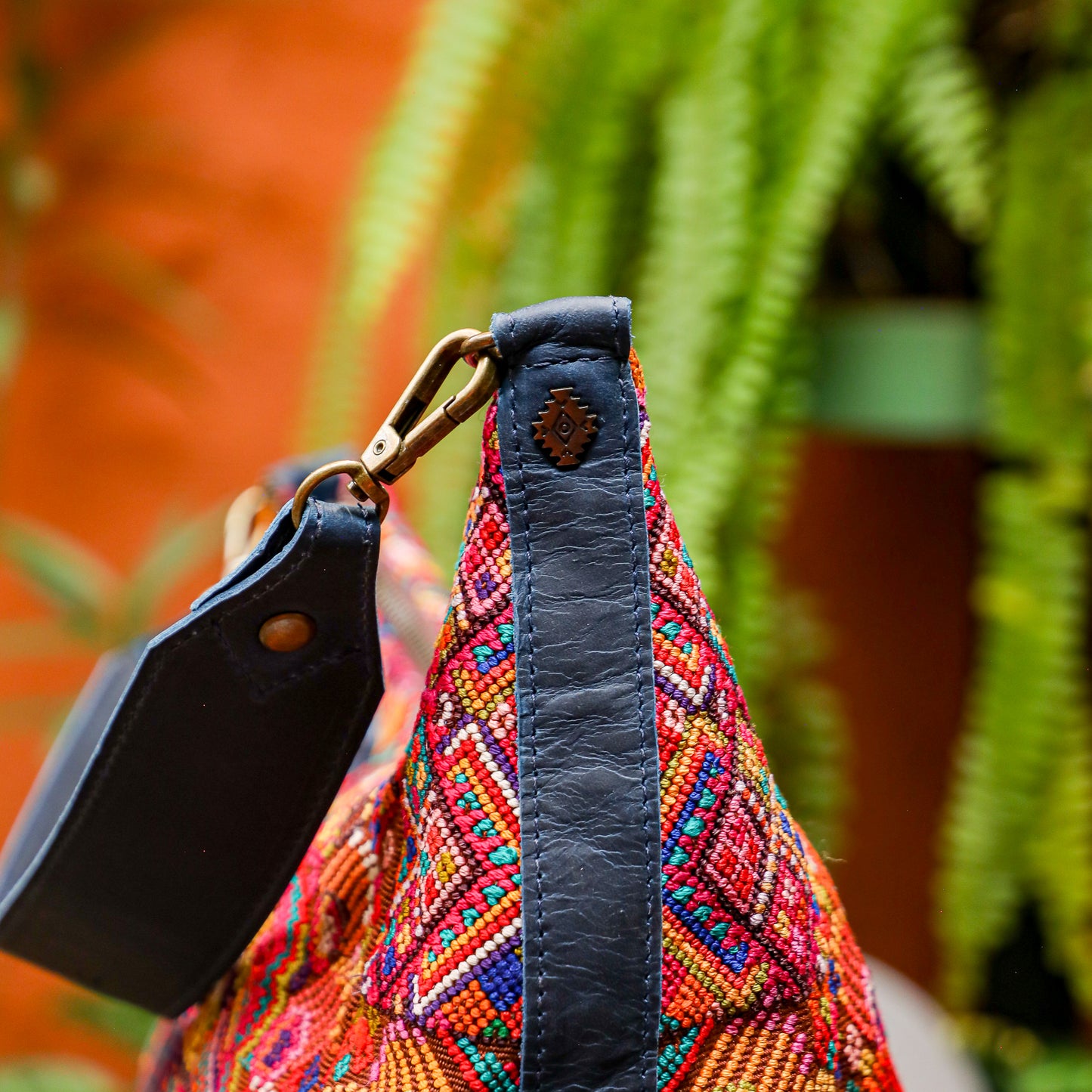 PENELOPE BAG - OOAK HUIPIL - NAVY - NO. 201507