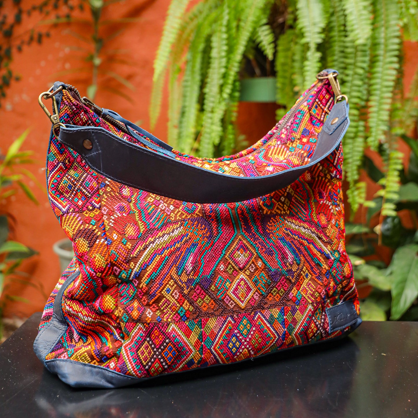 PENELOPE BAG - OOAK HUIPIL - NAVY - NO. 201507