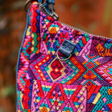 SMALL PENELOPE BAG - OOAK HUIPIL - NAVY - NO. 201517