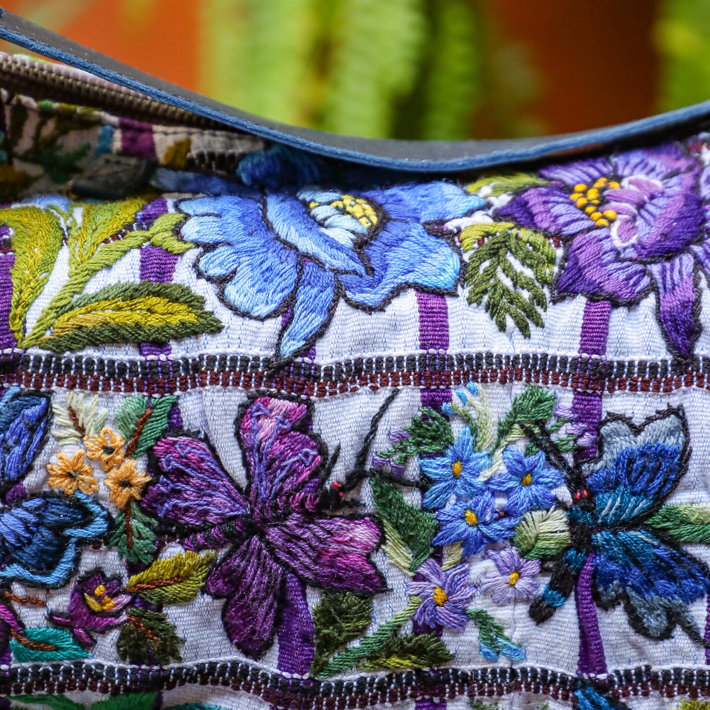 PENELOPE BAG - OOAK HUIPIL - NAVY - NO. 201506