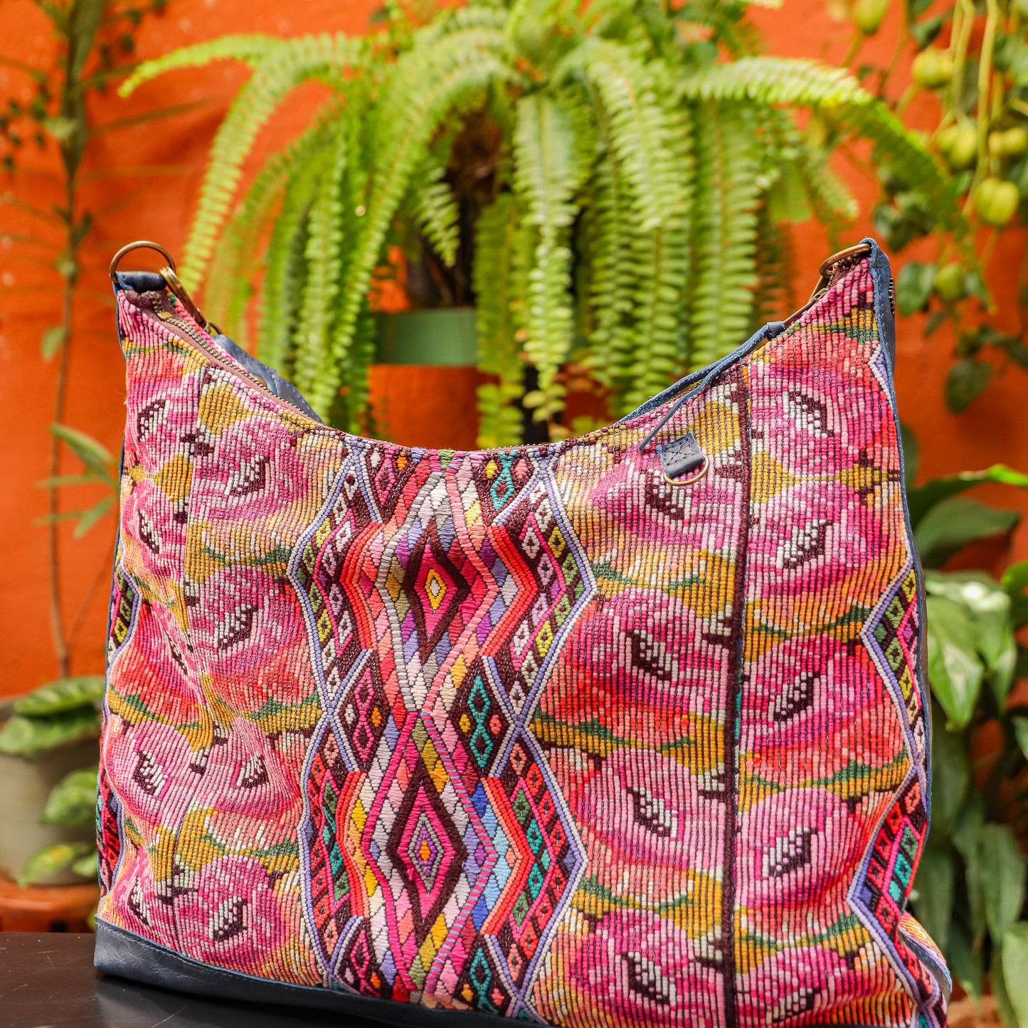 PENELOPE BAG - OOAK HUIPIL - NAVY - NO. 201508