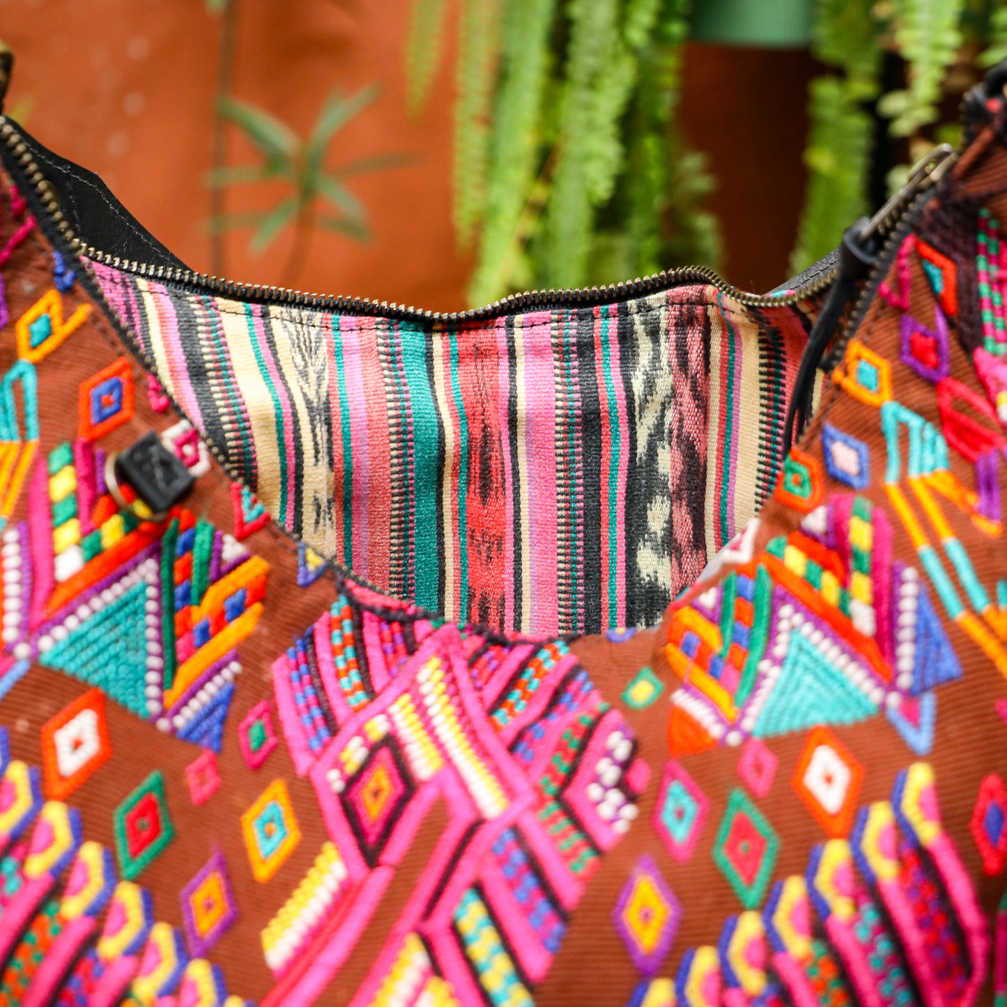 PENELOPE BAG - OOAK HUIPIL - BLACK - NO. 201456