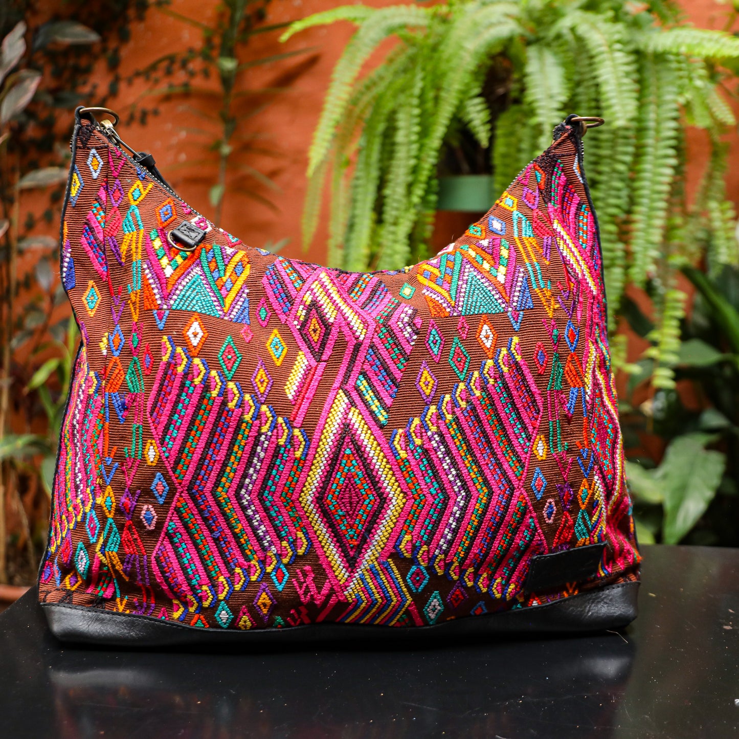 PENELOPE BAG - OOAK HUIPIL - BLACK - NO. 201456