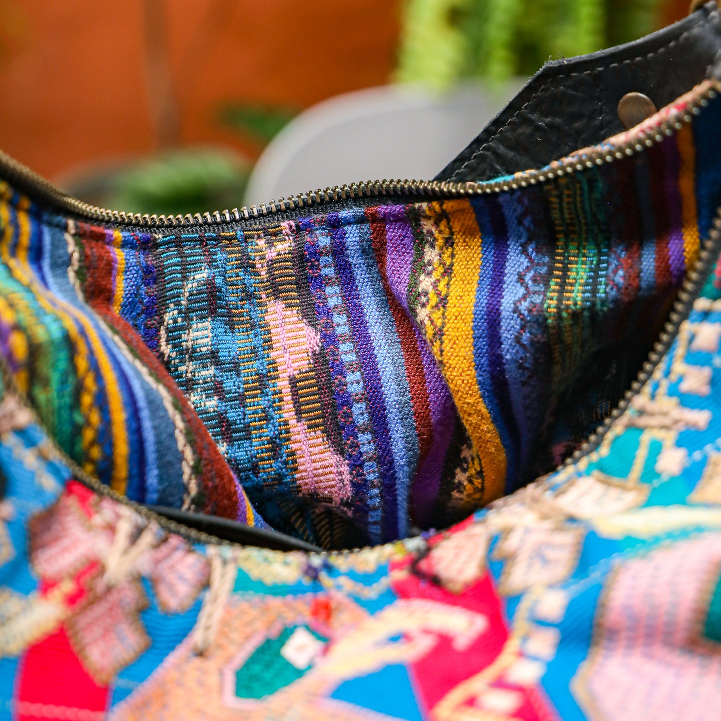 PENELOPE BAG - OOAK HUIPIL - BLACK - NO. 201458