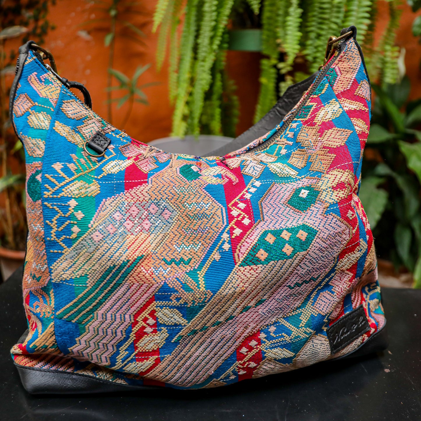 PENELOPE BAG - OOAK HUIPIL - BLACK - NO. 201458