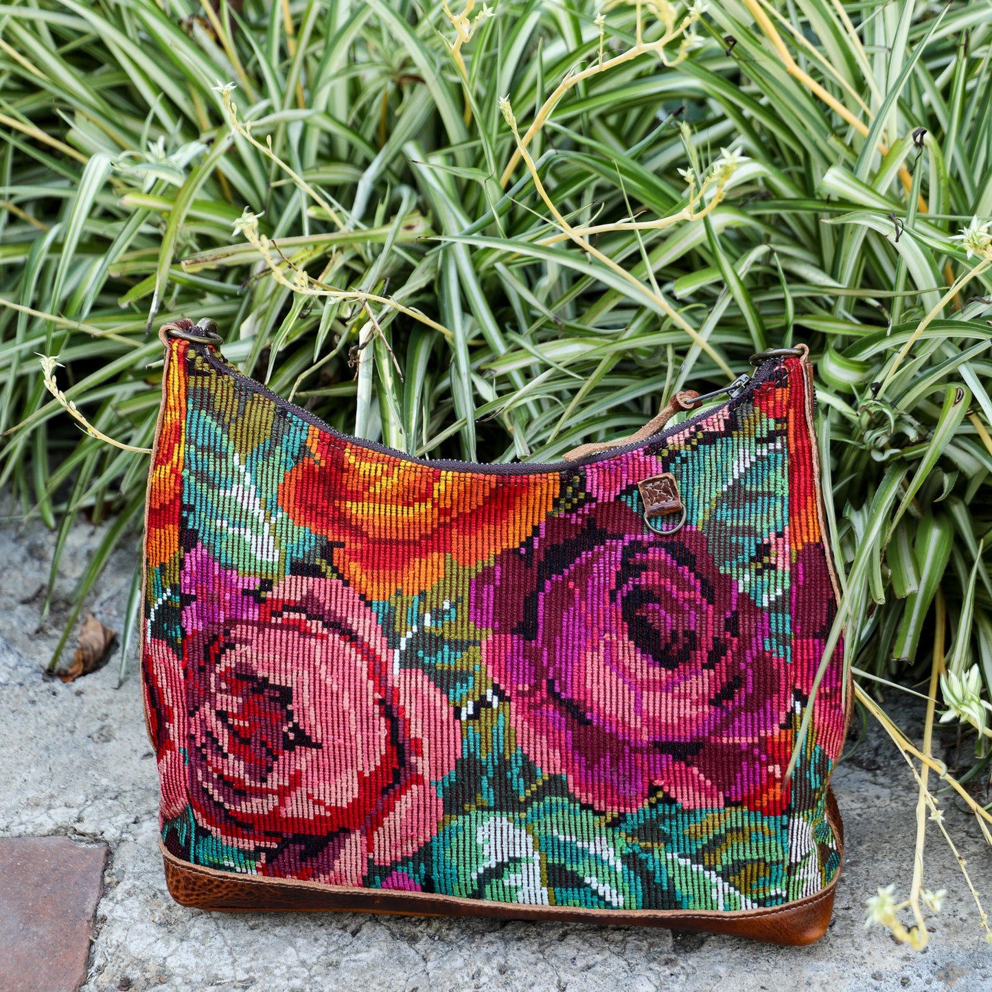 SMALL PENELOPE BAG - OOAK HUIPIL - HONEY - NO. 200745