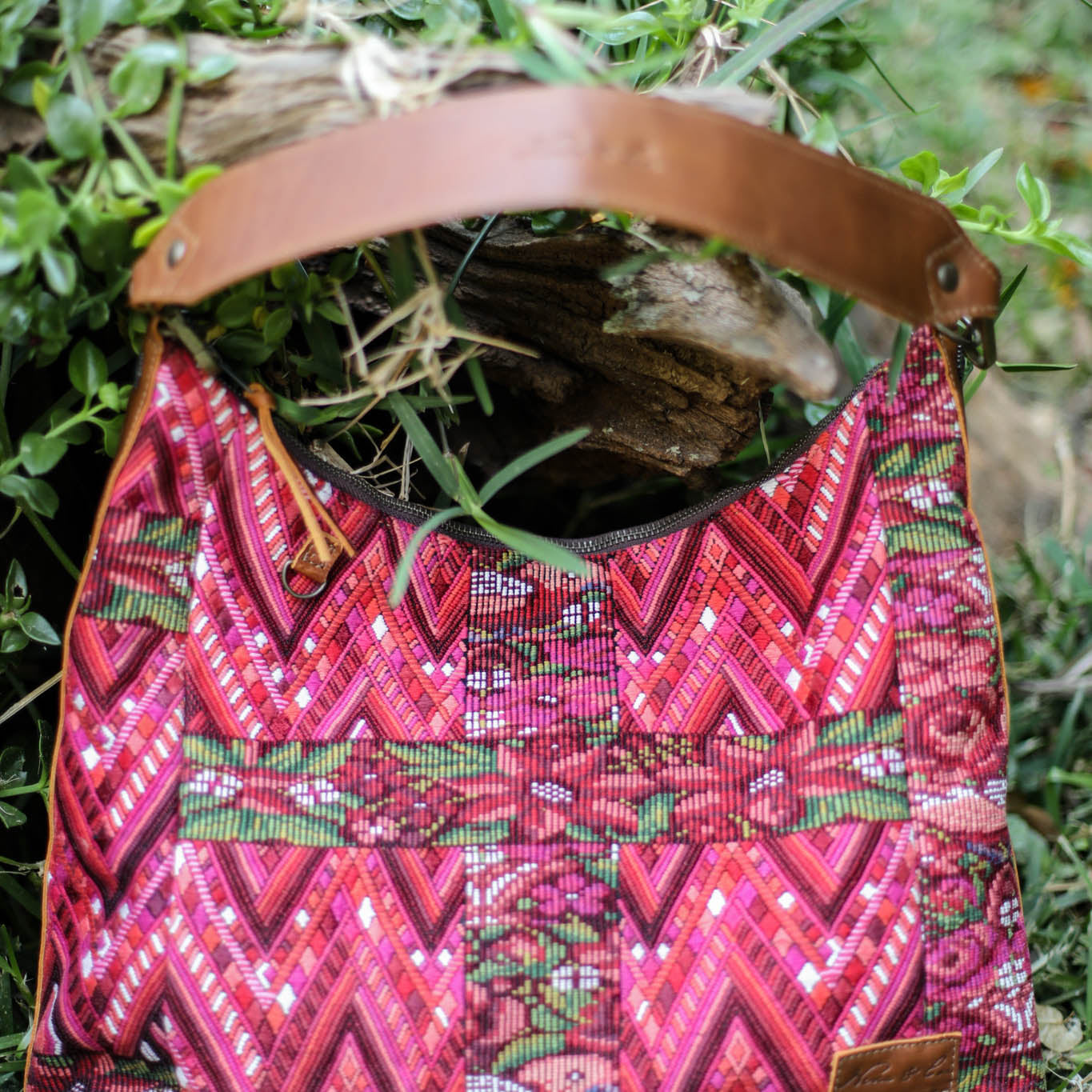 PENELOPE BAG - OOAK HUIPIL - CAFE - NO. 18640