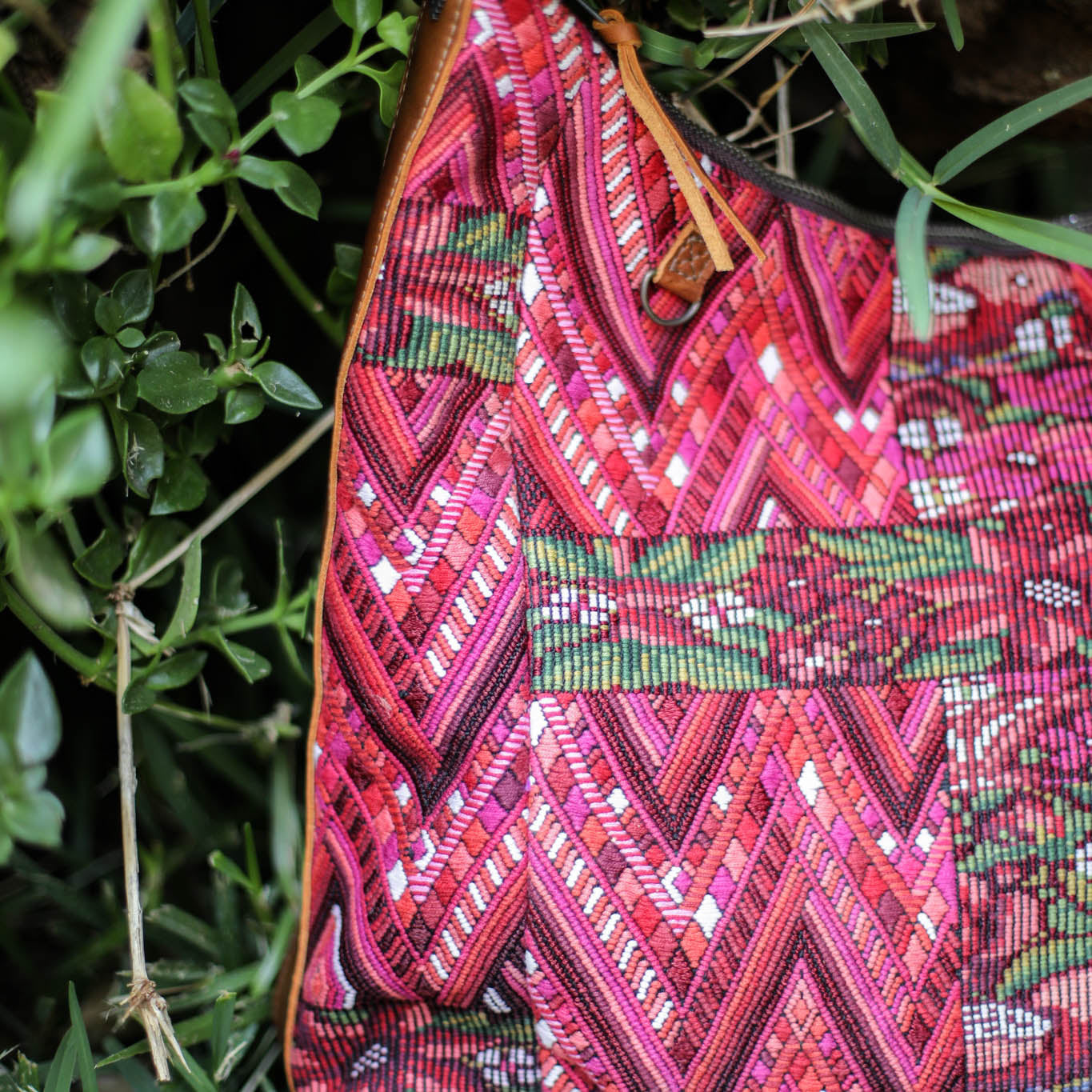 PENELOPE BAG - OOAK HUIPIL - CAFE - NO. 18640