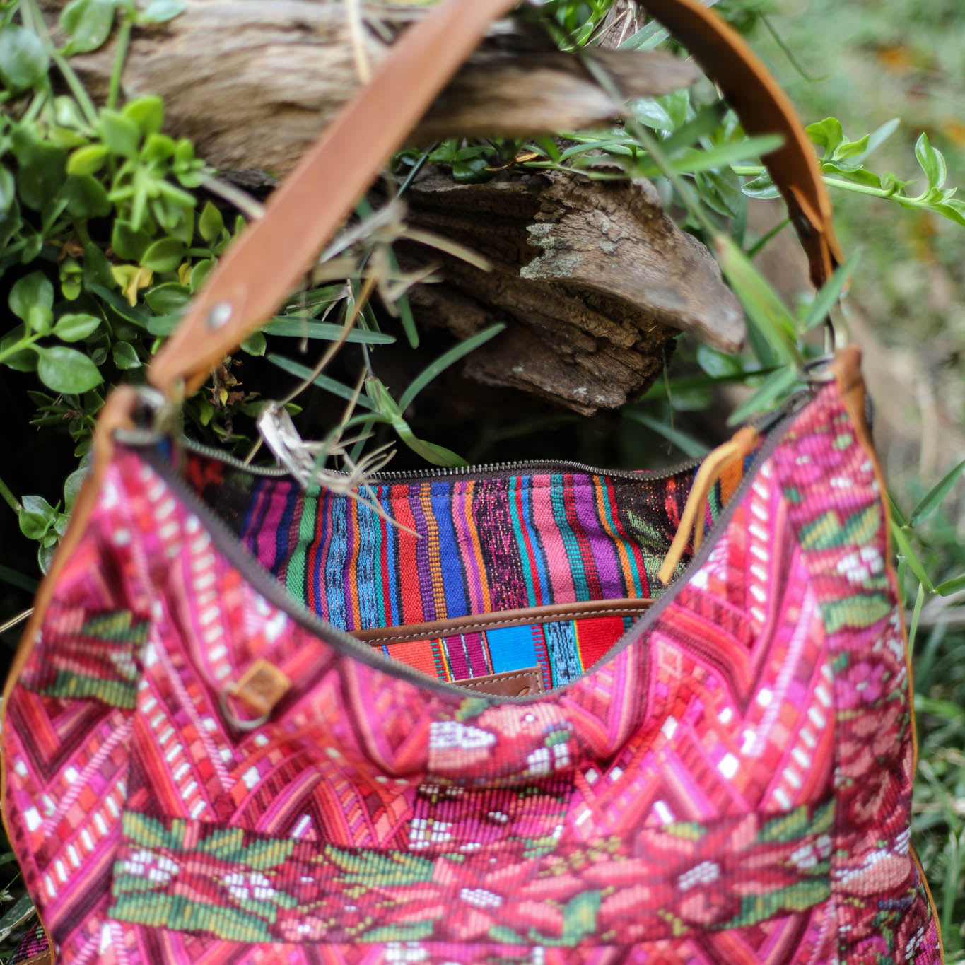 PENELOPE BAG - OOAK HUIPIL - CAFE - NO. 18640