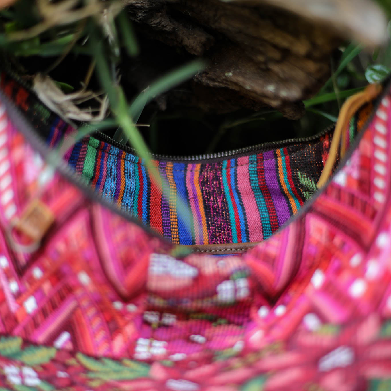 PENELOPE BAG - OOAK HUIPIL - CAFE - NO. 18640