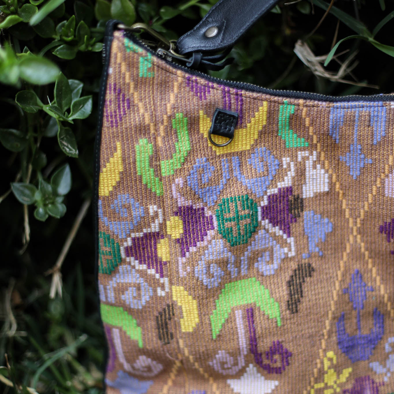 PENELOPE BAG - OOAK HUIPIL - BLACK - NO. 18658