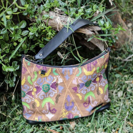 PENELOPE BAG - OOAK HUIPIL - BLACK - NO. 18658