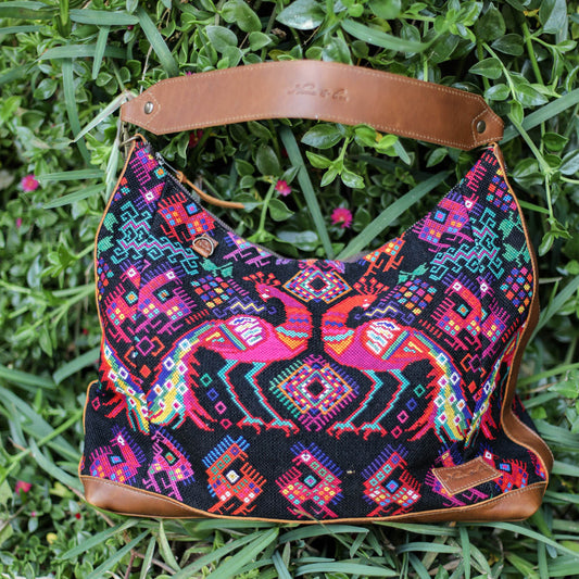 PENELOPE BAG - OOAK HUIPIL - CAFE - NO. 18648