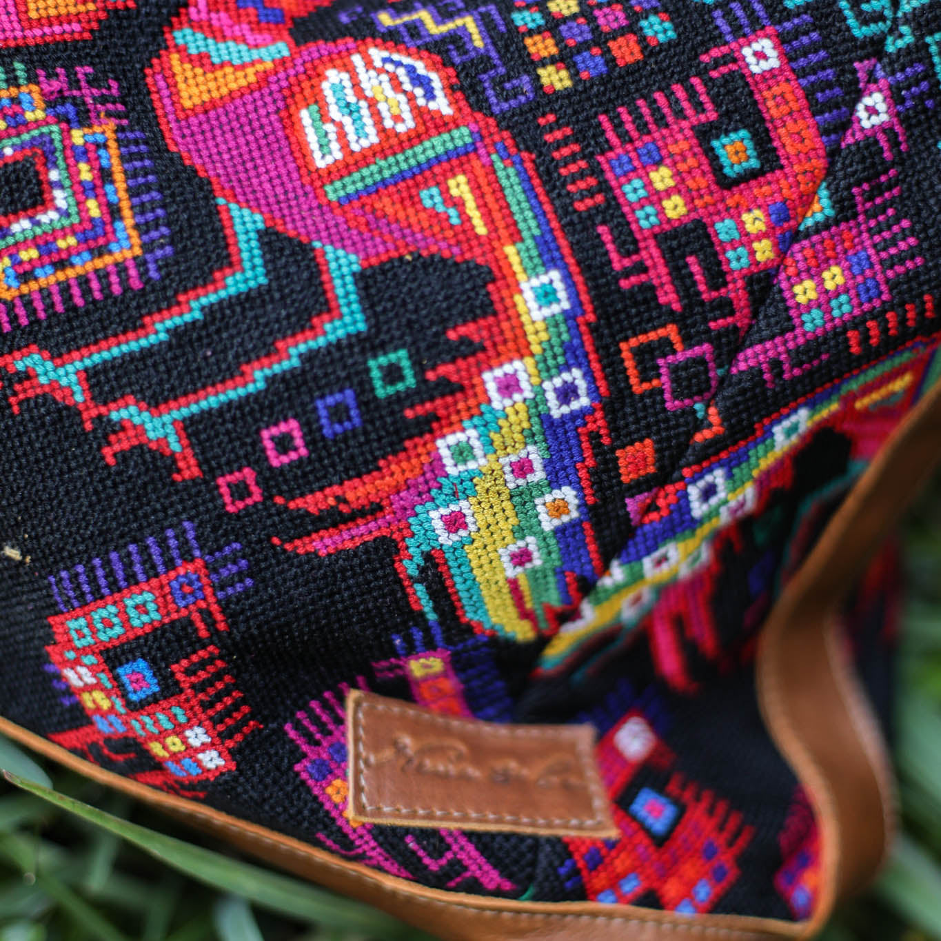 PENELOPE BAG - OOAK HUIPIL - CAFE - NO. 18648