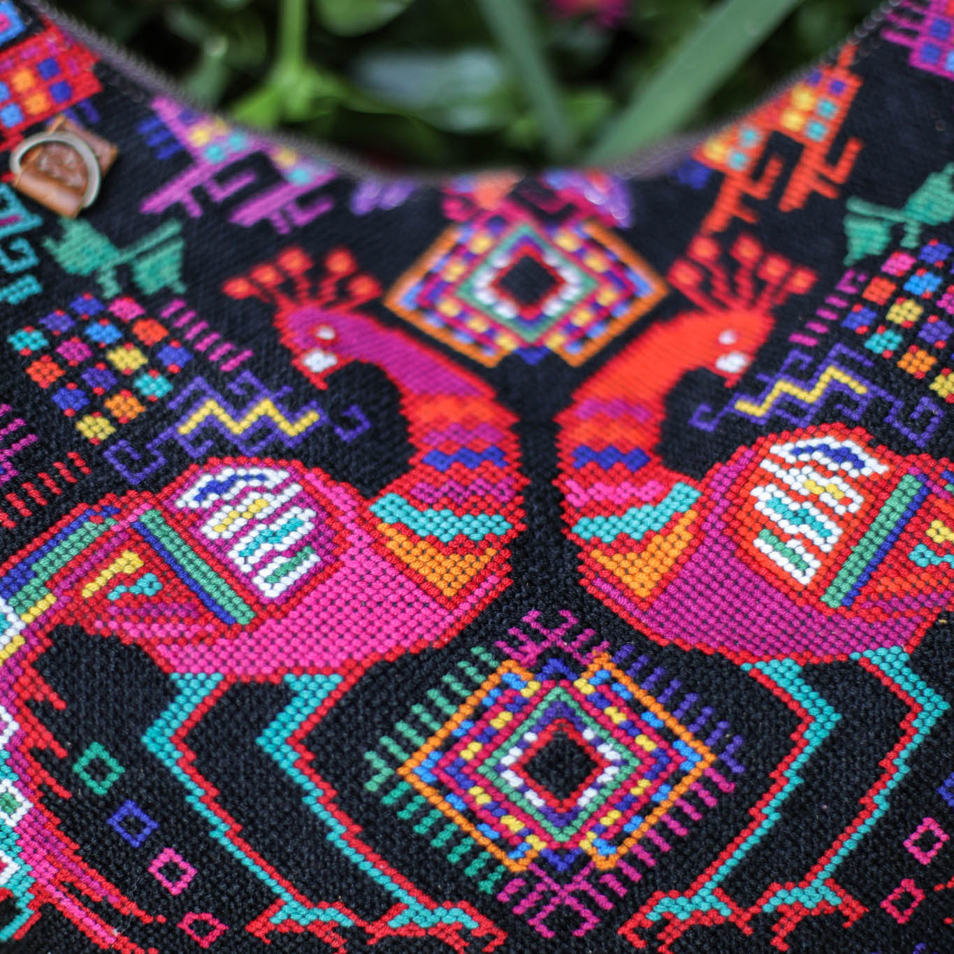 PENELOPE BAG - OOAK HUIPIL - CAFE - NO. 18648