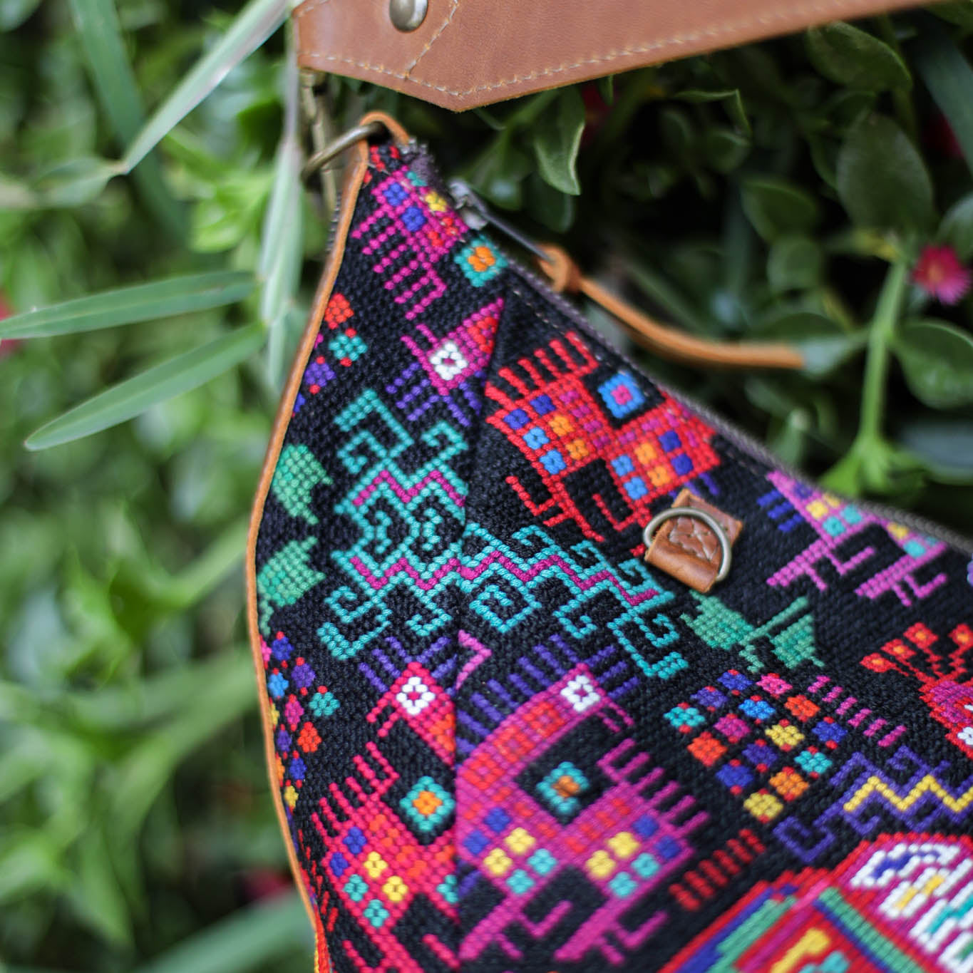 PENELOPE BAG - OOAK HUIPIL - CAFE - NO. 18648