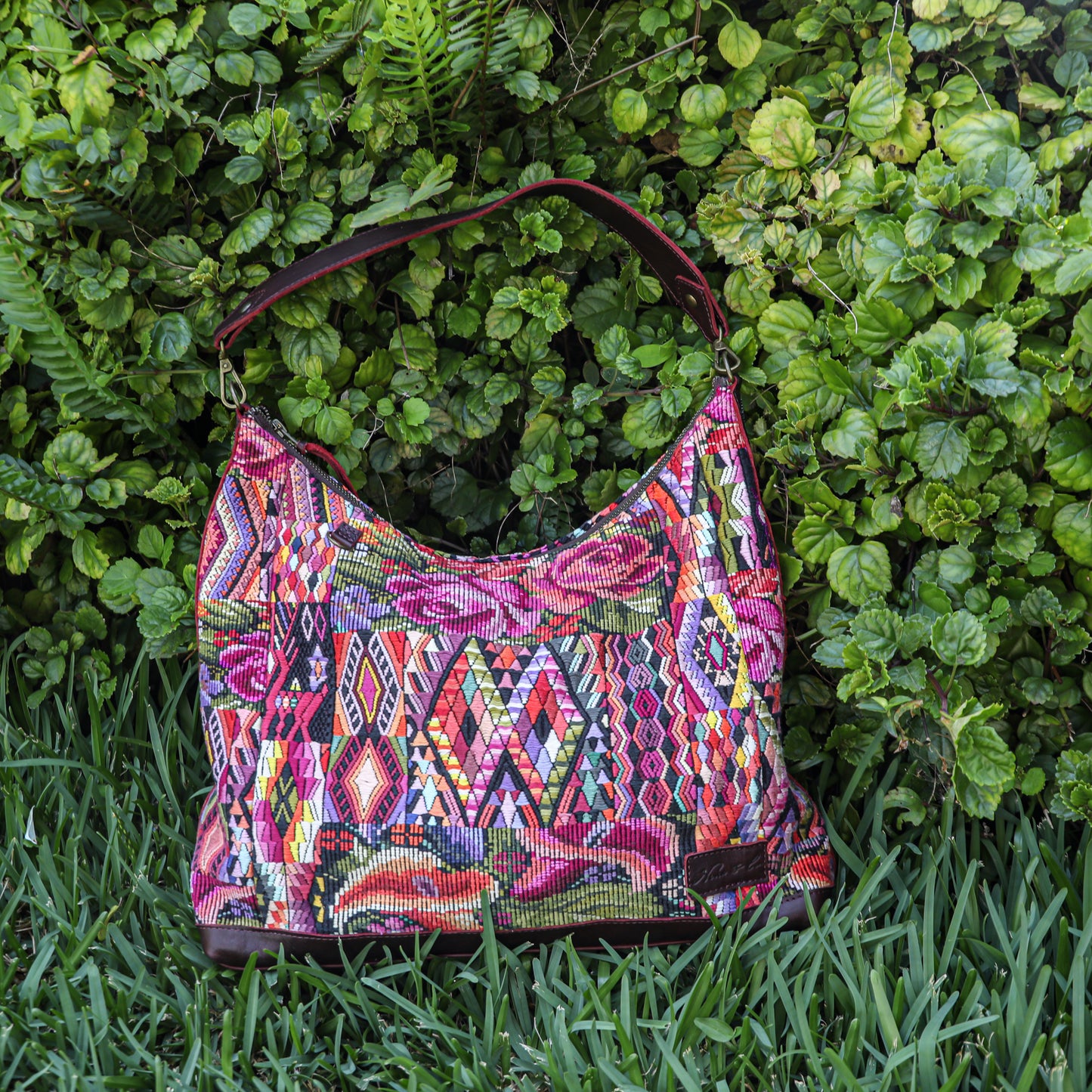 PENELOPE BAG - OOAK HUIPIL - VINO TINTO - NO. 200735