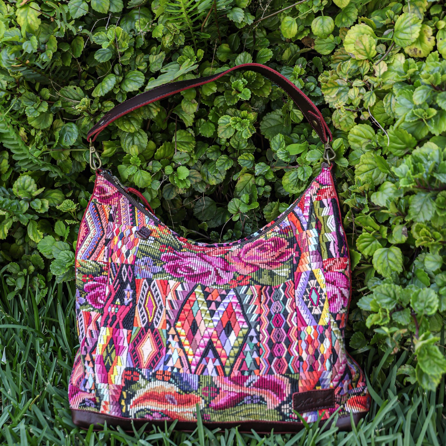PENELOPE BAG - OOAK HUIPIL - VINO TINTO - NO. 200735
