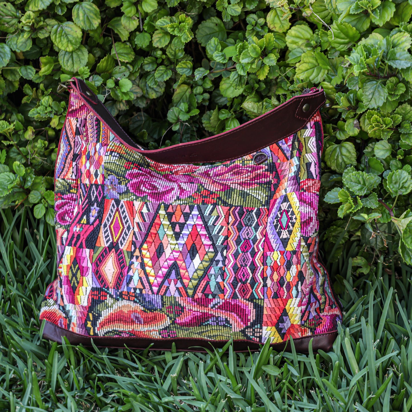 PENELOPE BAG - OOAK HUIPIL - VINO TINTO - NO. 200735
