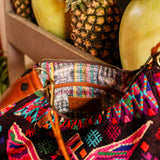 SMALL PENELOPE BAG - OOAK HUIPIL - CAFE - NO. 201463