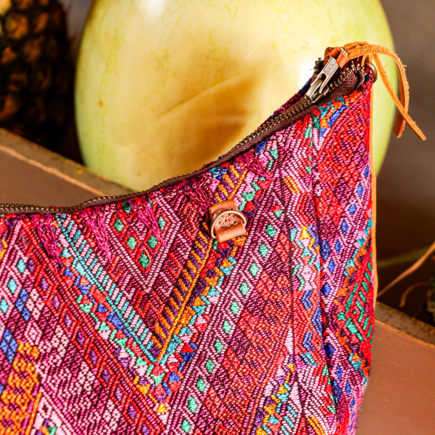 PENELOPE BAG - OOAK HUIPIL - CAFE - NO. 201442