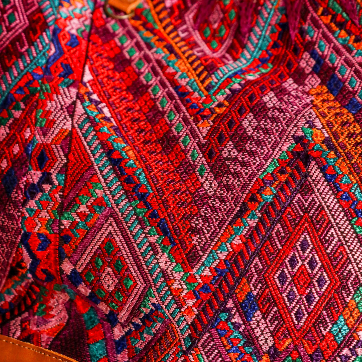 PENELOPE BAG - OOAK HUIPIL - CAFE - NO. 201442