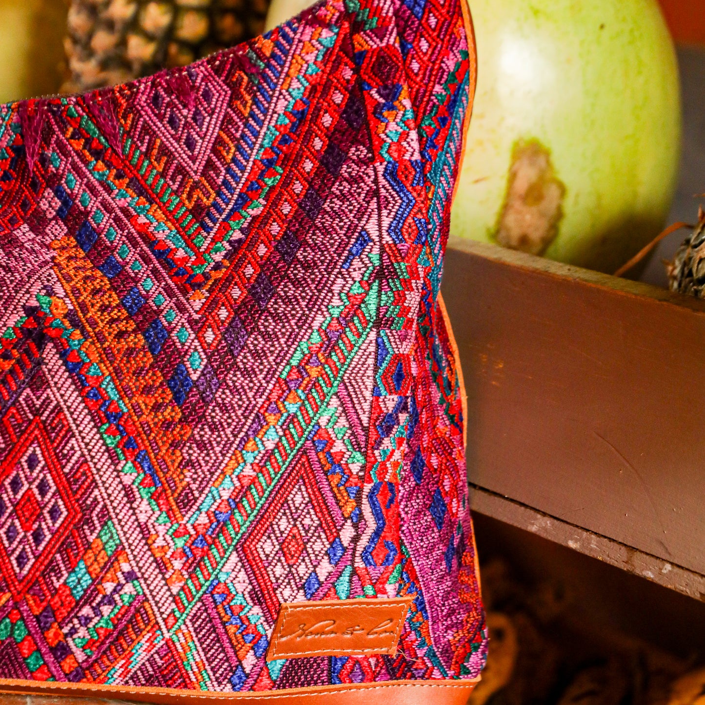 PENELOPE BAG - OOAK HUIPIL - CAFE - NO. 201442