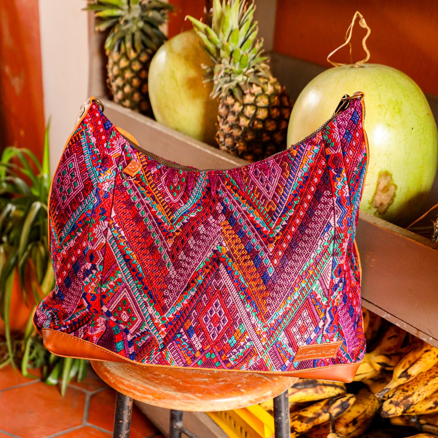 PENELOPE BAG - OOAK HUIPIL - CAFE - NO. 201442