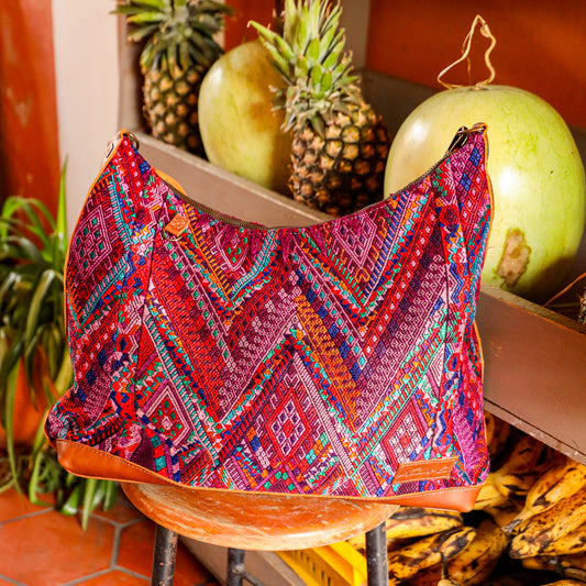PENELOPE BAG - OOAK HUIPIL - CAFE - NO. 201442