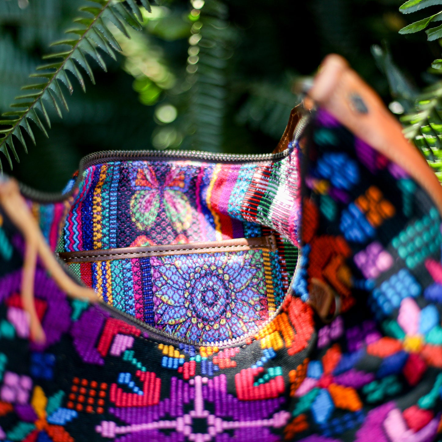 PENELOPE BAG - OOAK HUIPIL - CAFE - NO. 200008