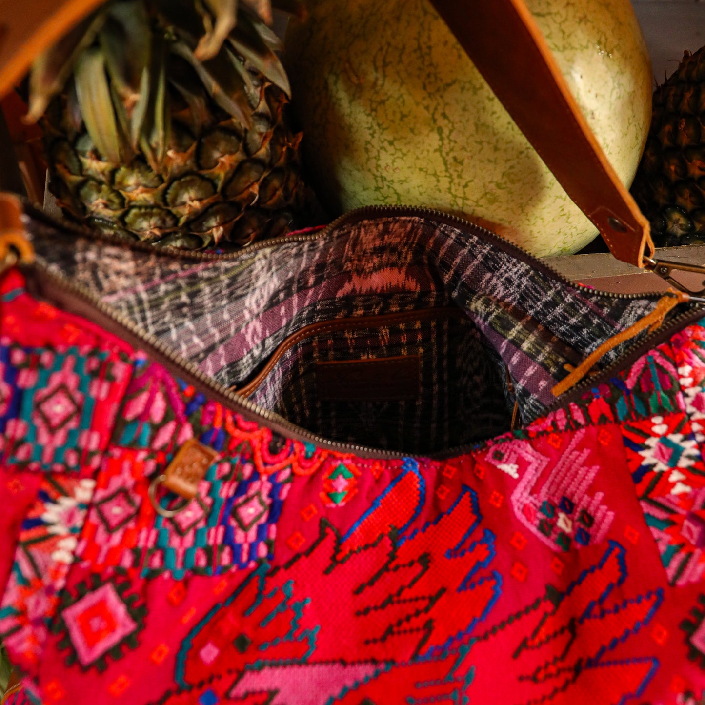 PENELOPE BAG - OOAK HUIPIL - CAFE - NO. 201444