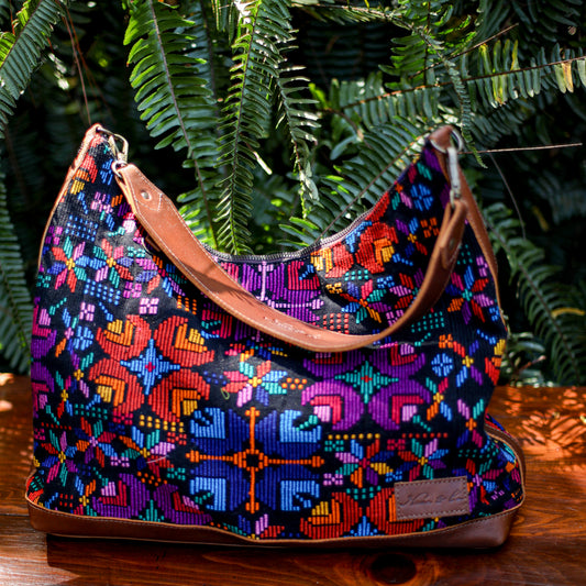 PENELOPE BAG - OOAK HUIPIL - CAFE - NO. 200008