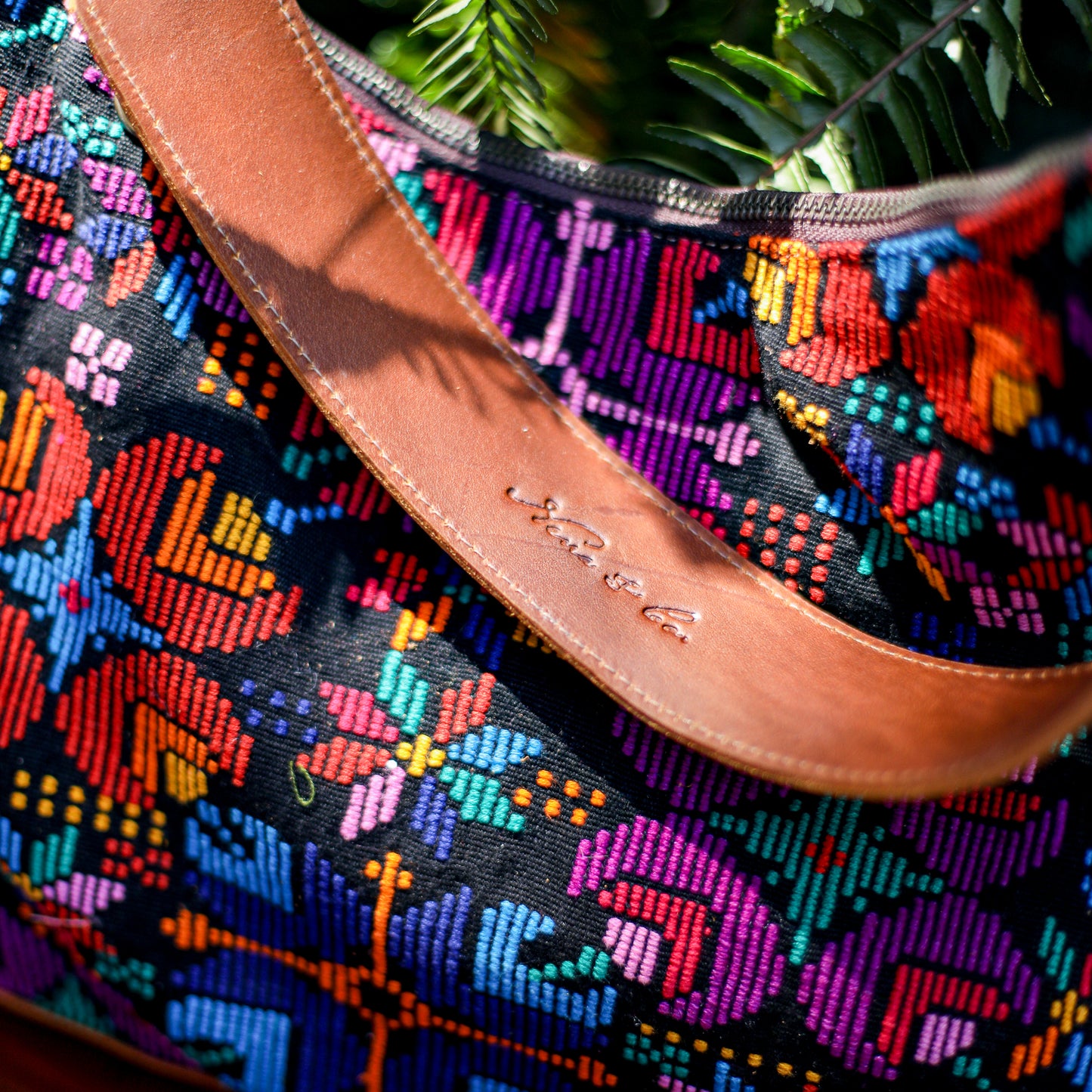 PENELOPE BAG - OOAK HUIPIL - CAFE - NO. 200008