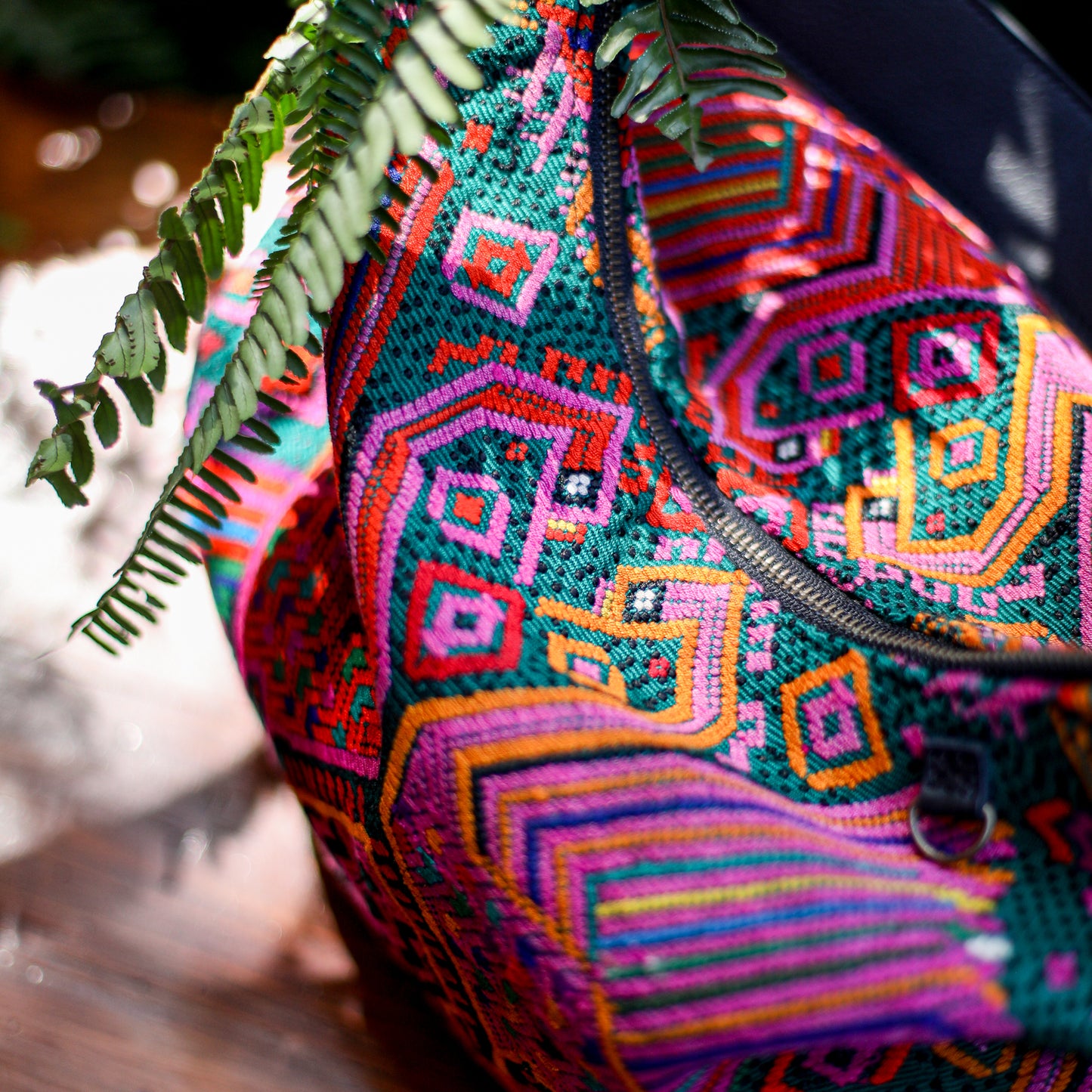 PENELOPE BAG - OOAK HUIPIL - BLACK - NO. 200019